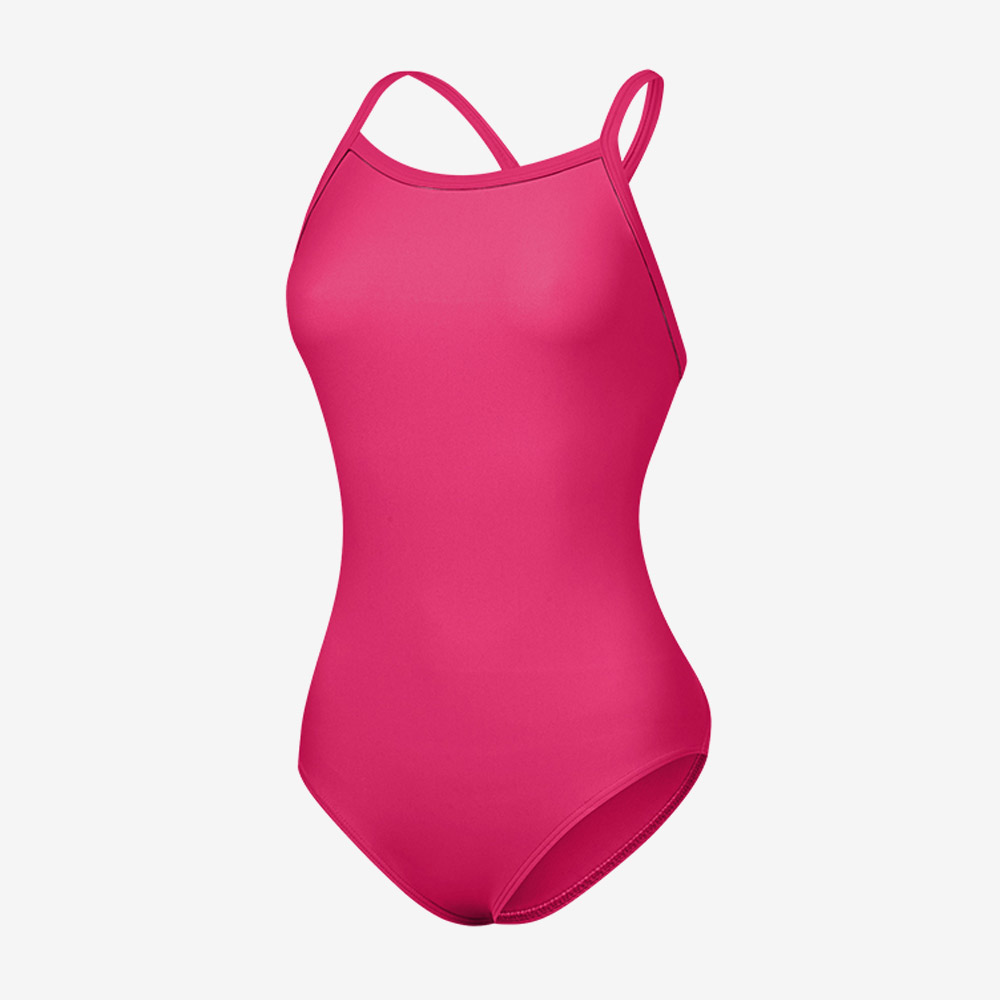 SENTI palette Bold Drop Back Swimsuit Low cut Cranberry [WSL-1010 Women's ] 디테일