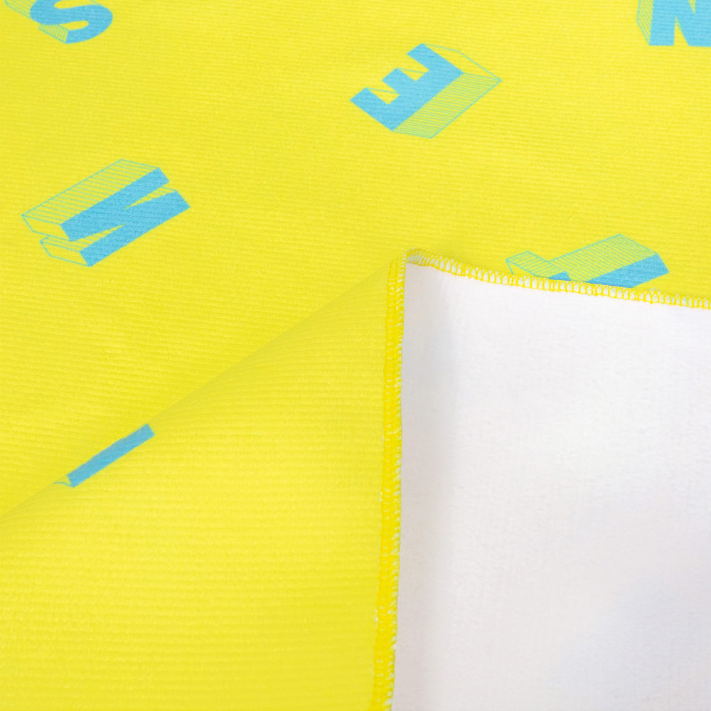 SENTI Floating centimeter beach towel Yellow [STW-211 Dry Towel 디테일