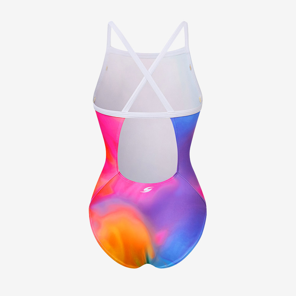 SENTI Universe Drop Back Swimsuit Low cut orange [WSL-26918 Women's ] 디테일