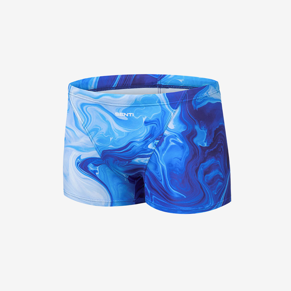 SENTI Mirage Blue lagoon Square Leg Swimsuit Blue [MSB-26604 Men's] 상품컷