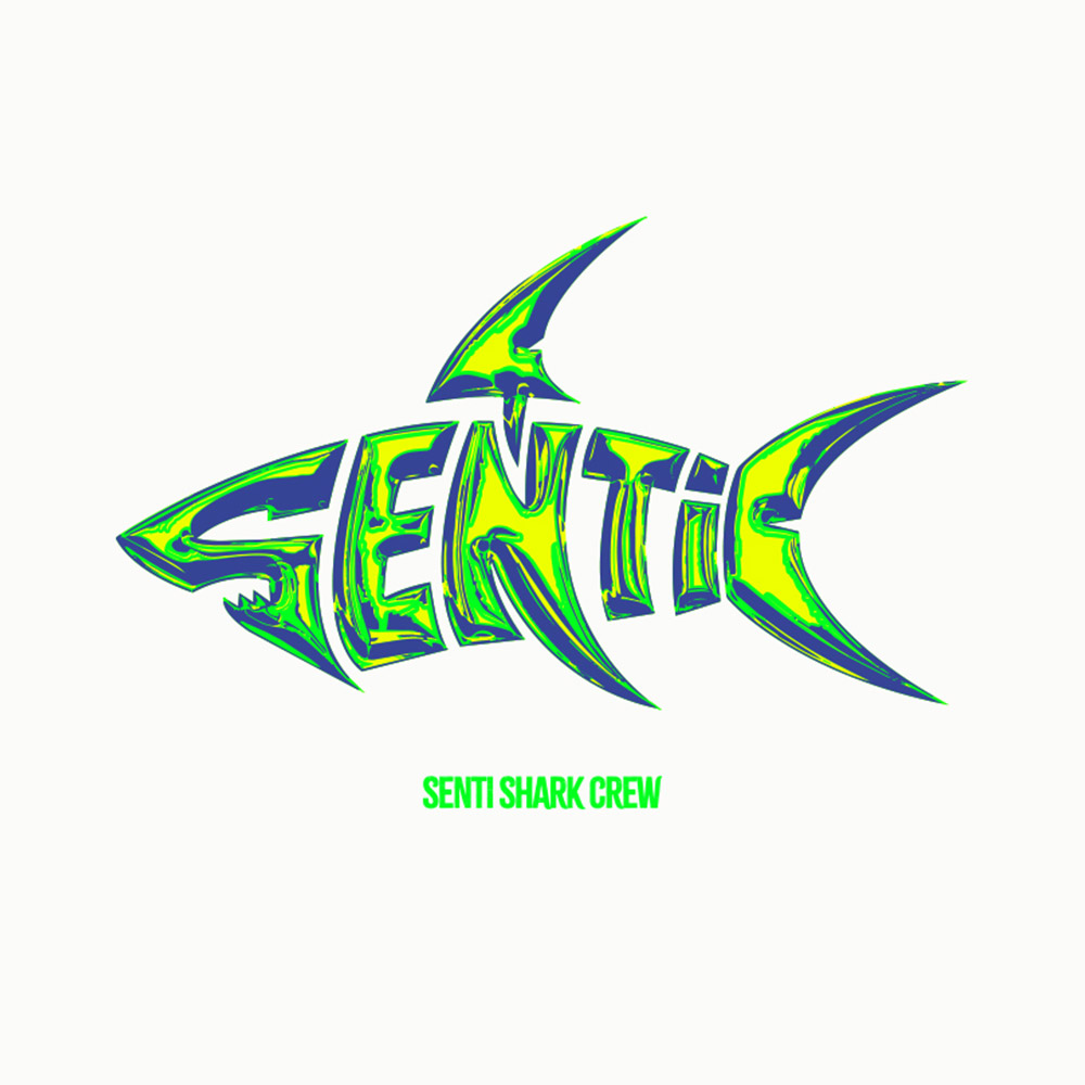 Shark Crew Silicone Swim Cap white