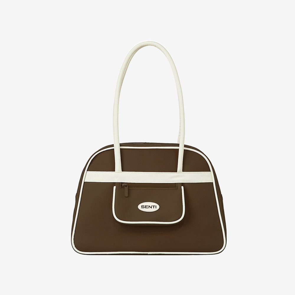 SENTI mat Club bag brown [SB-520(BW) Swimming Bag] 상품컷
