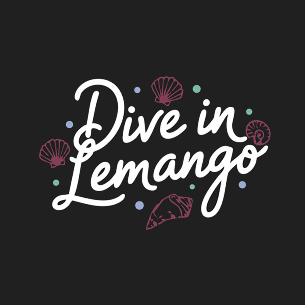 LEMANGO Deep Blue Dive Silicone Swim Cap black [LGNSC61006723] 디테일