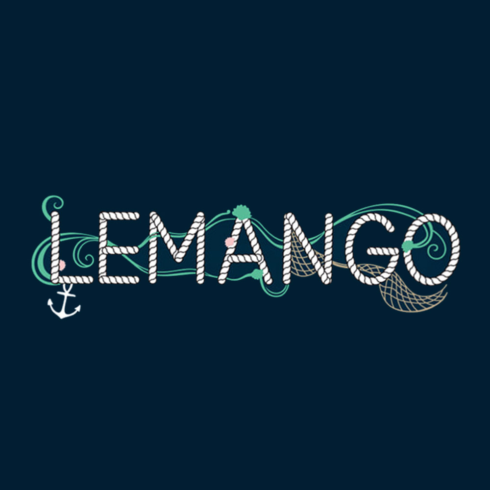 LEMANGO Nautical line Silicone Swim Cap Navy [LGNSC61006728] 디테일