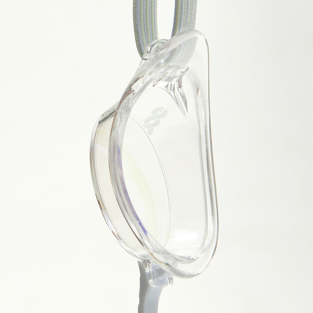 HOOG Lucy fabric Mirrored Non-Cushioned Goggles Clear Rainbow Blue [LUCY-CLBU] 디테일