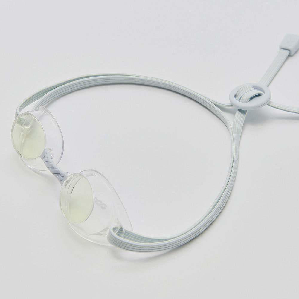 HOOG Lucy fabric Mirrored Non-Cushioned Goggles Clear Rainbow Blue [LUCY-CLBU] 디테일