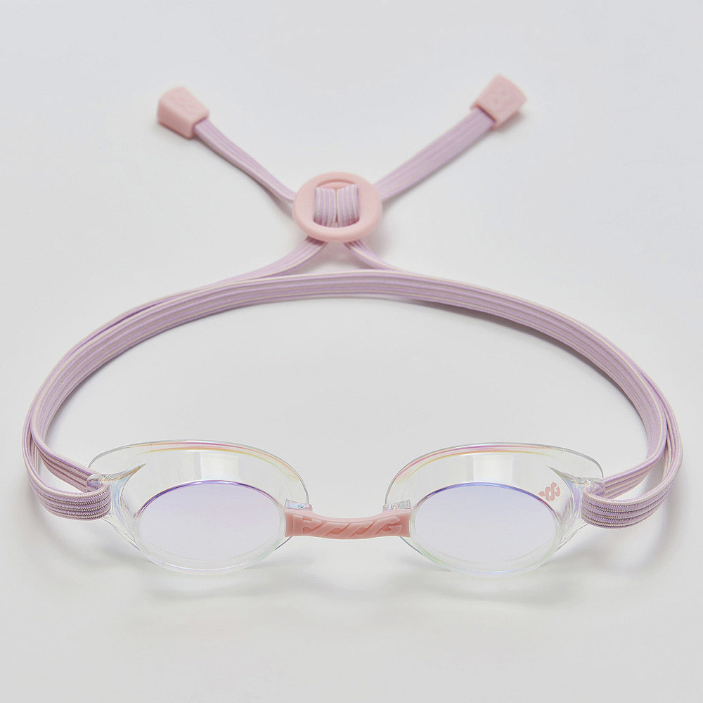 HOOG Lucy fabric Mirrored Non-Cushioned Goggles Clear Rainbow Gold Purple [LUCY-CLPU] 디테일