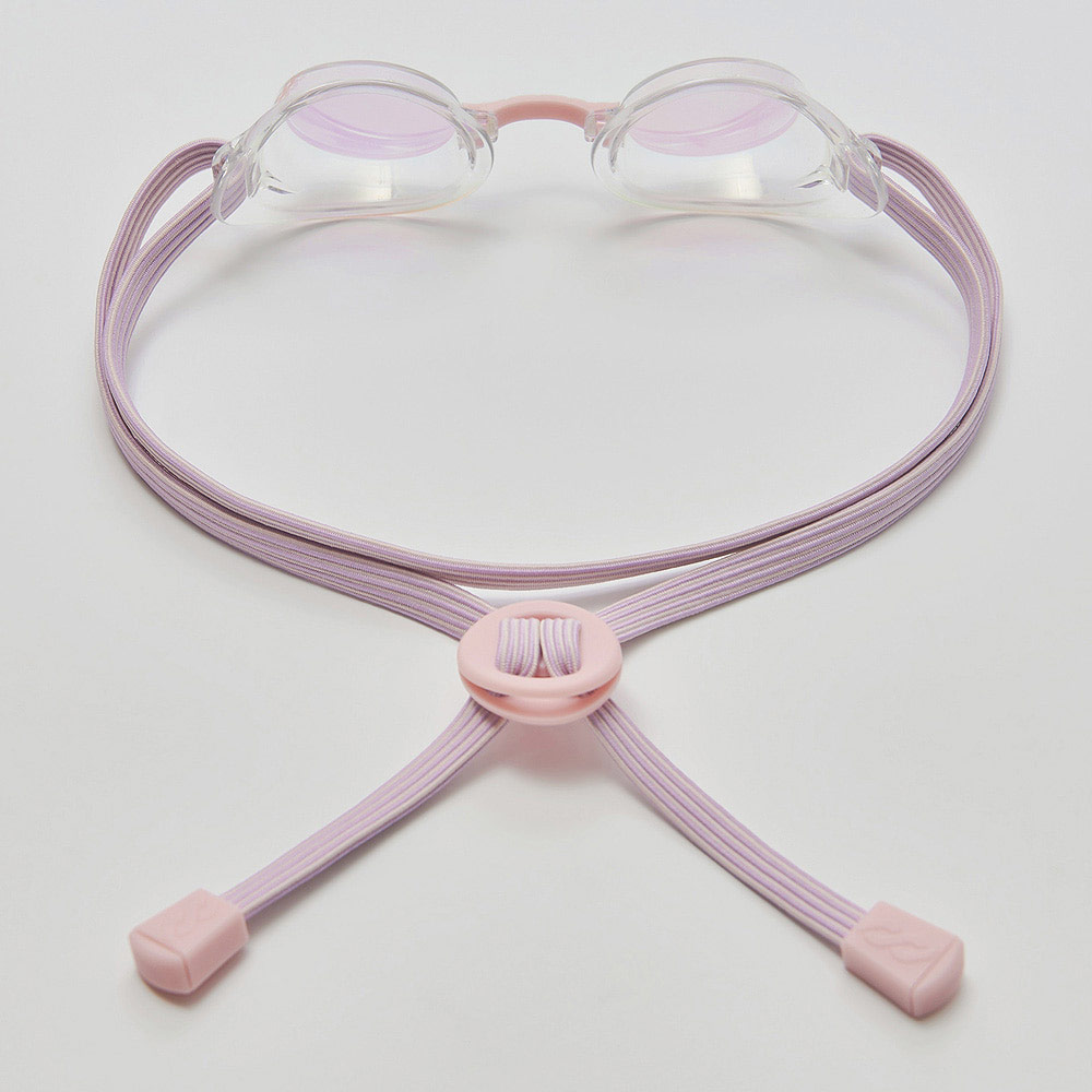 HOOG Lucy fabric Mirrored Non-Cushioned Goggles Clear Rainbow Gold Purple [LUCY-CLPU] 디테일