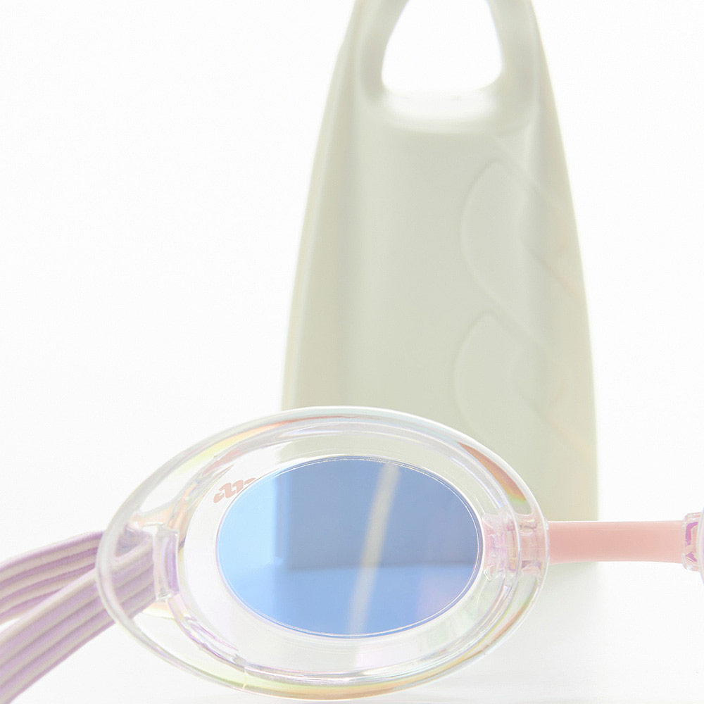 HOOG Lucy fabric Mirrored Non-Cushioned Goggles Clear Rainbow Gold Purple [LUCY-CLPU] 디테일