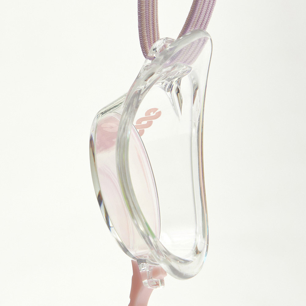 HOOG Lucy fabric Mirrored Non-Cushioned Goggles Clear Rainbow Gold Purple [LUCY-CLPU] 디테일