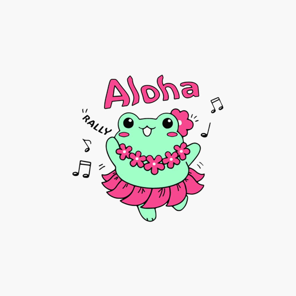 Aloha Silicone Swim Cap pink