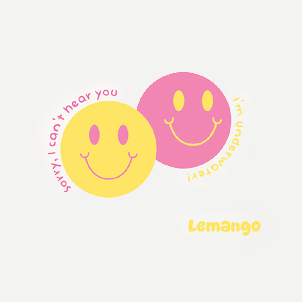LEMANGO バブルガム デュオ シリコン スイムキャップ ホワイト [LGNSC60006302] 디테일