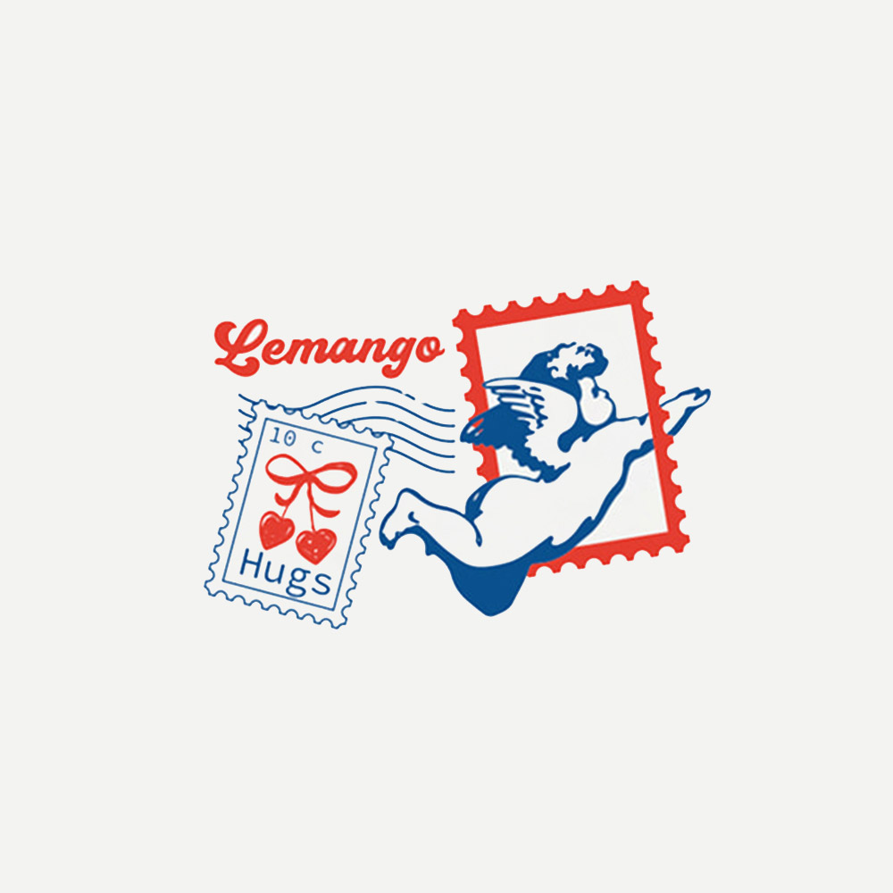 LEMANGO 桜 キューピッド シリコン スイムキャップ ホワイト [LGNSC60006303] 디테일
