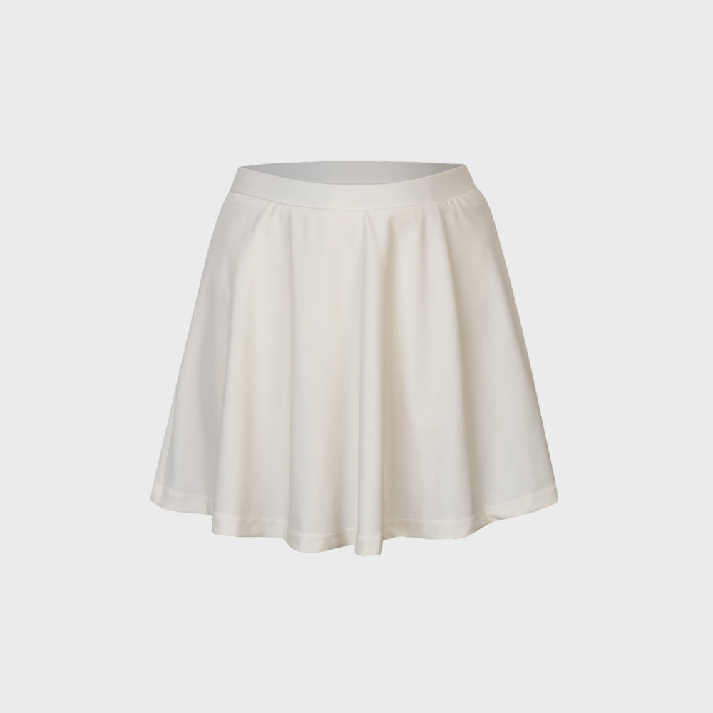 LEMANGO Blanc flare Swim skirt Cream Ivory [LSWRG281G6320 Women's Beachwear] 디테일