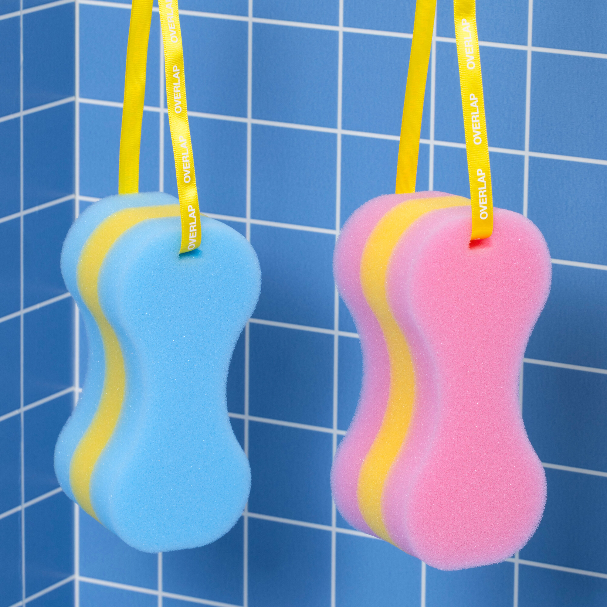 水泳用プルブイ シャワー スポンジ セット ピンクブルー