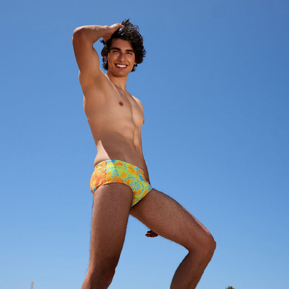 SENTI Sunchaser Semi Square Leg Swimsuit orange [MSP-26416 Men's] 디테일