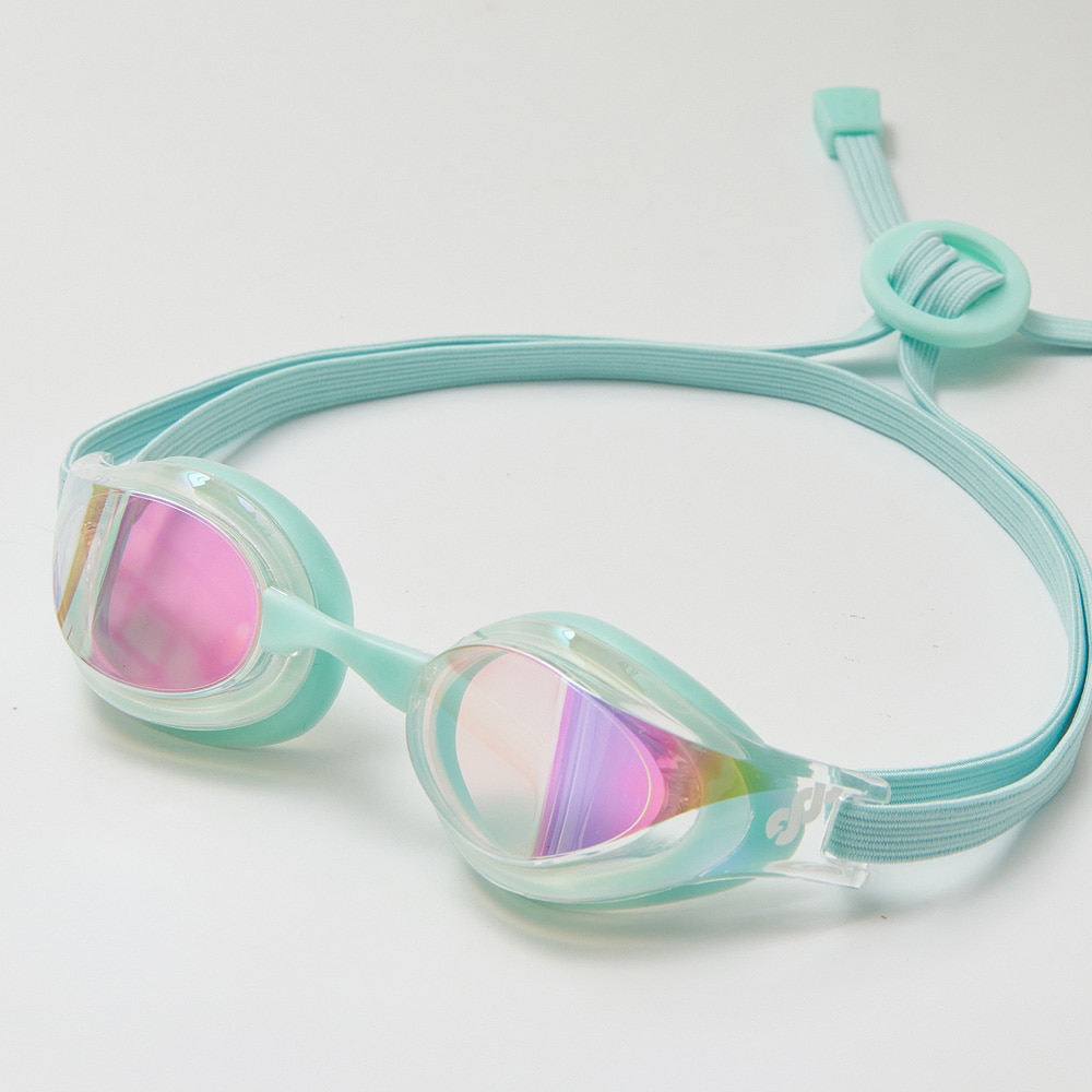 HOOG Dali Mirrored Goggles White Clear Mint [DALI (WHMT)]