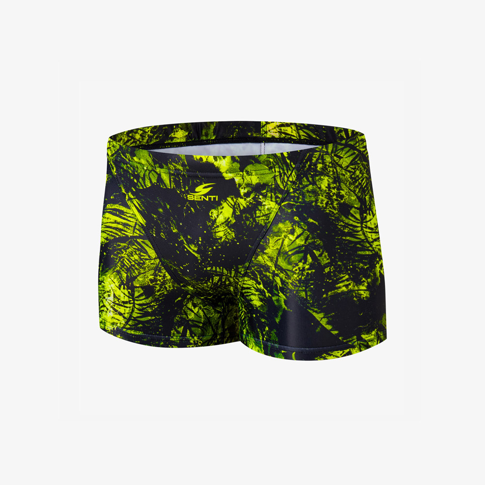 SENTI Leafshade Square Swimsuit Lime [MSB-25613 Men's] 상품컷