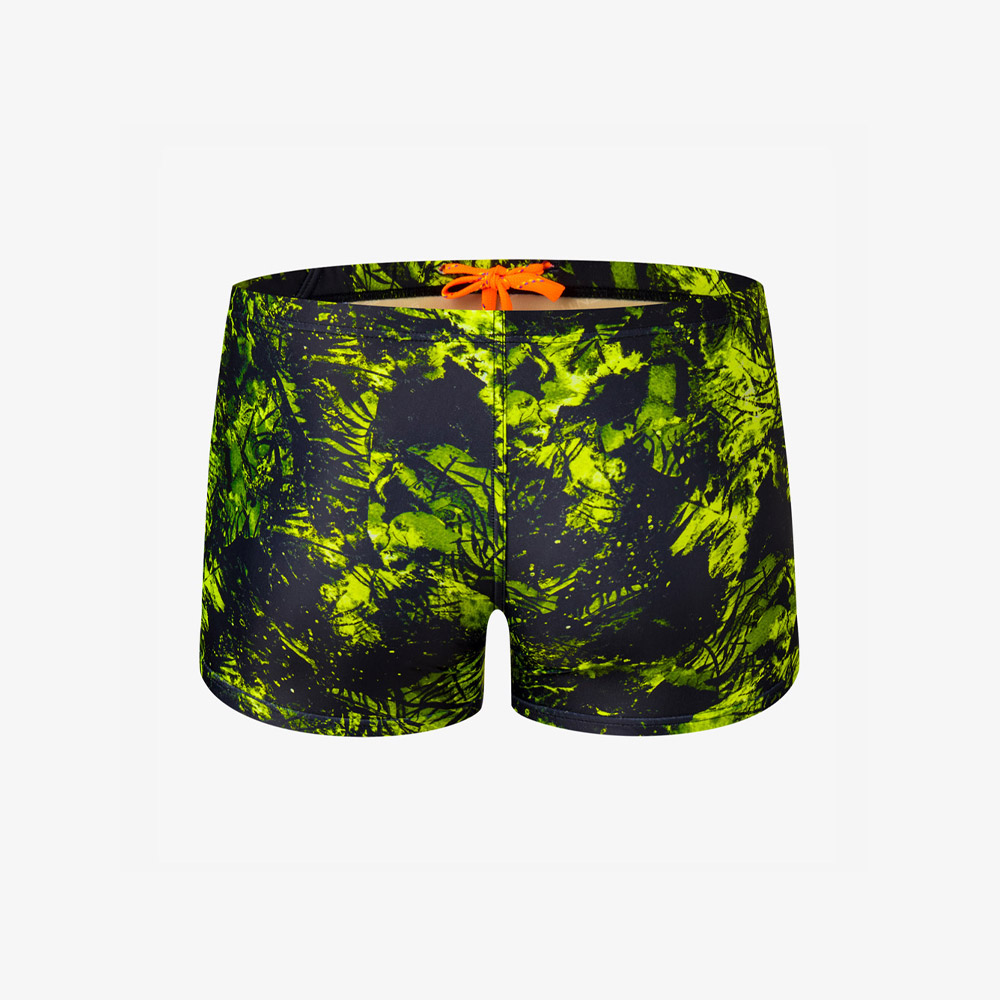 Leafshade Square Swimsuit Lime