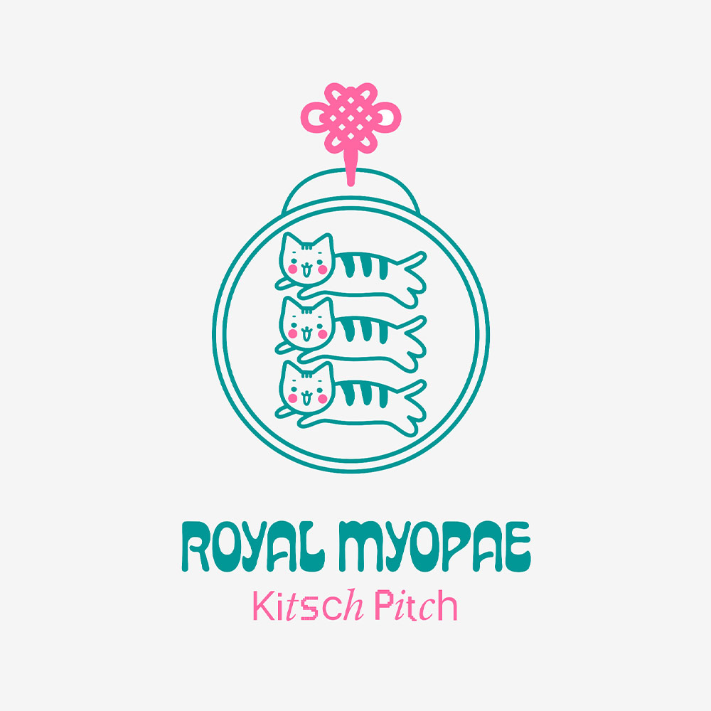 KITSCH PITCH Nyangimyopae Silicone Swim Cap white [KG3USC001] 디테일