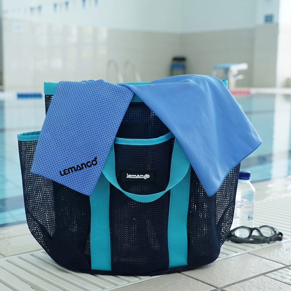 LEMANGO Hydro Chamois towel Blue [LGNET90076300] 디테일