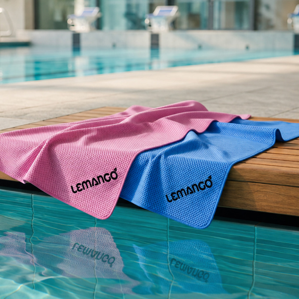 LEMANGO Hydro Chamois towel Blue [LGNET90076300] 디테일