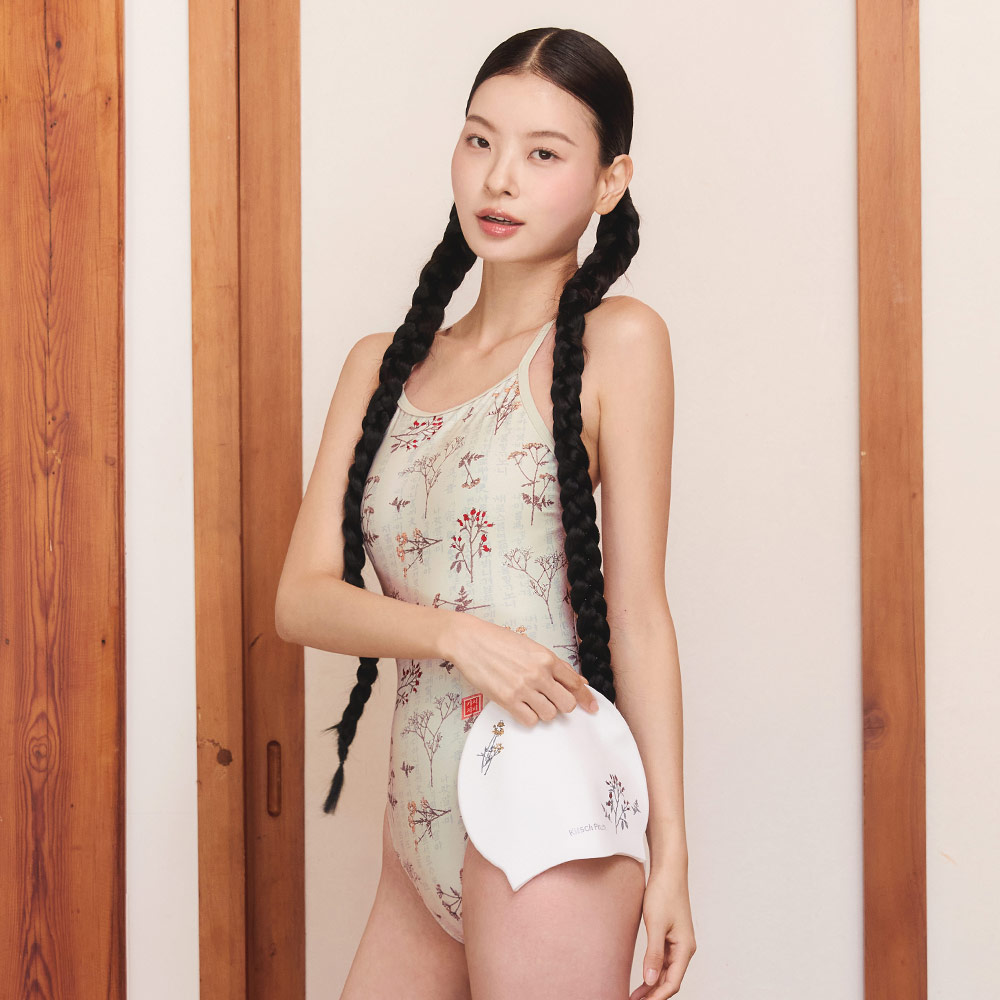 KITSCH PITCH MUK-HWA Cross バック 水着 アイボリー [KG3LST004 レディース] 디테일