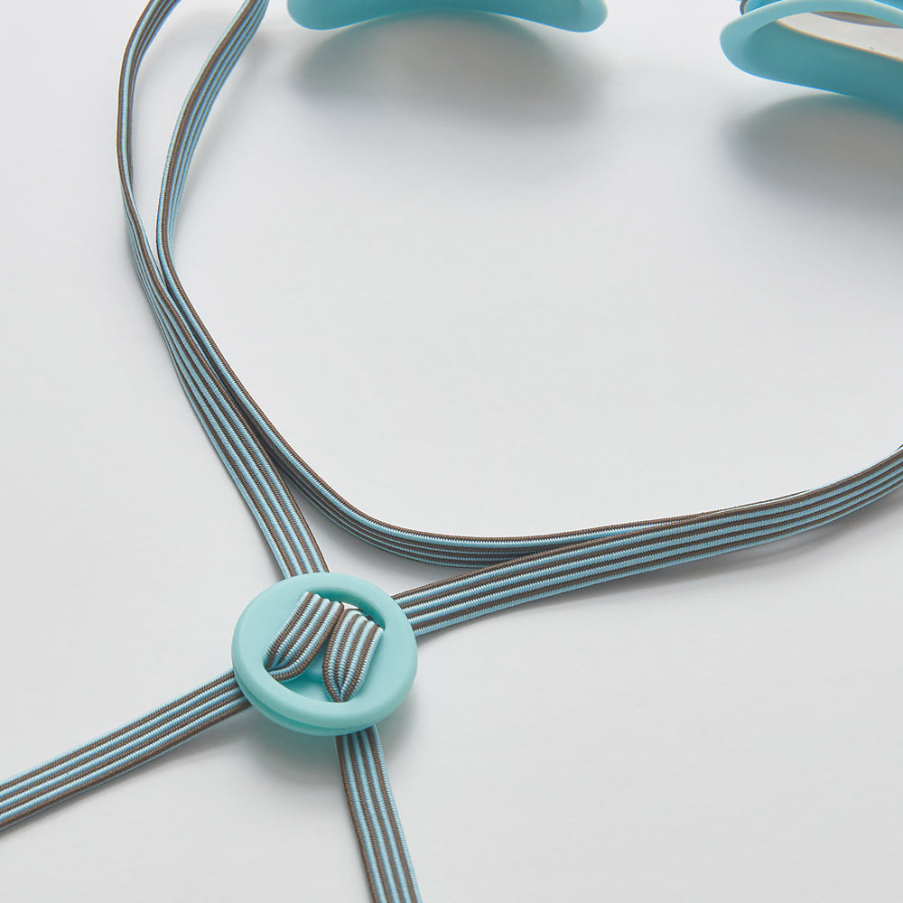 HOOG Hot flat Bungee Strap Mint chocolate [GGS1048 Goggles strap] 디테일