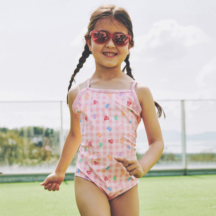 Kids Jelly Pop Strawberry Cream Open Back Pink