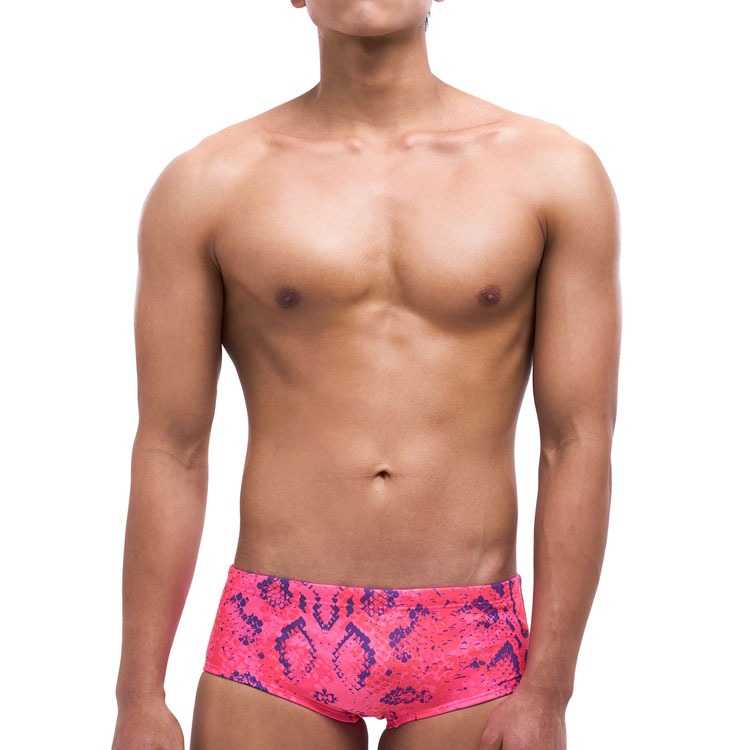 SENTI Men's New Classic Verdor Square Leg Swimsuit Coral [MSP-25412] 상품컷