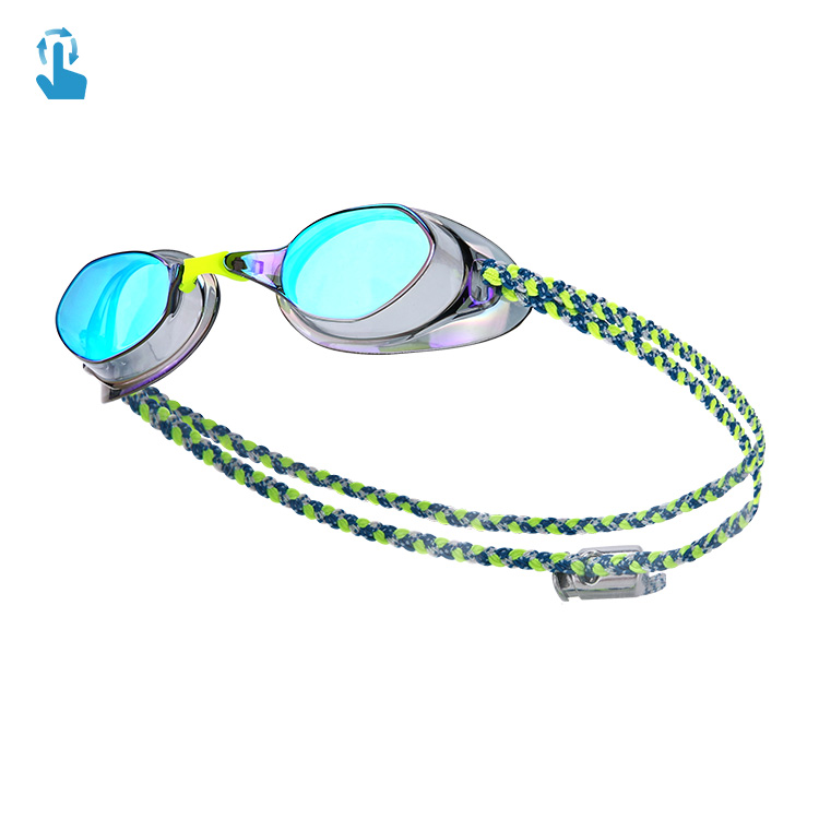 PHOENIX Tomcat Touch Antifog Mirrored Non-Cushioned Goggles Green [PR-201M FB TA (GRN)]