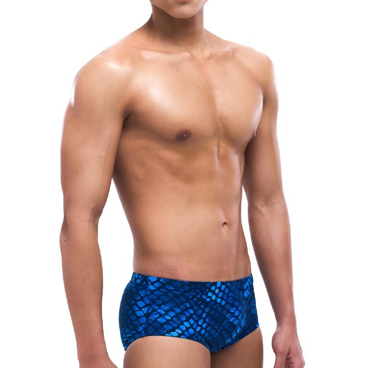 SENTI Men's New Classic Mermaid Square Leg Swimsuit Blue [MSP-25403 (BL)] 상품컷