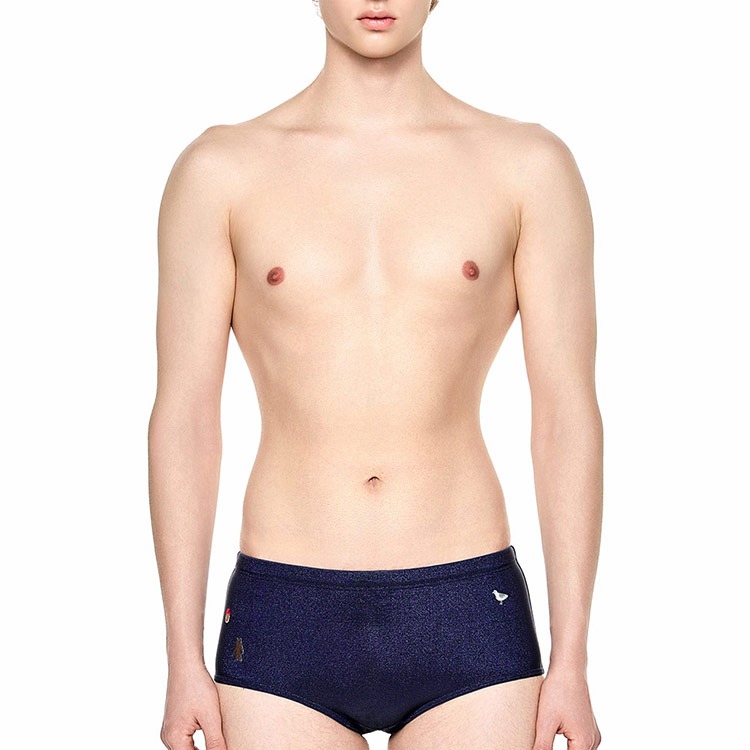 HOOG メンズ Fun Shine Slimfit ショートスパッツ水着 ネプチューンブルー [MFM981 トレーニング水着] 상품컷