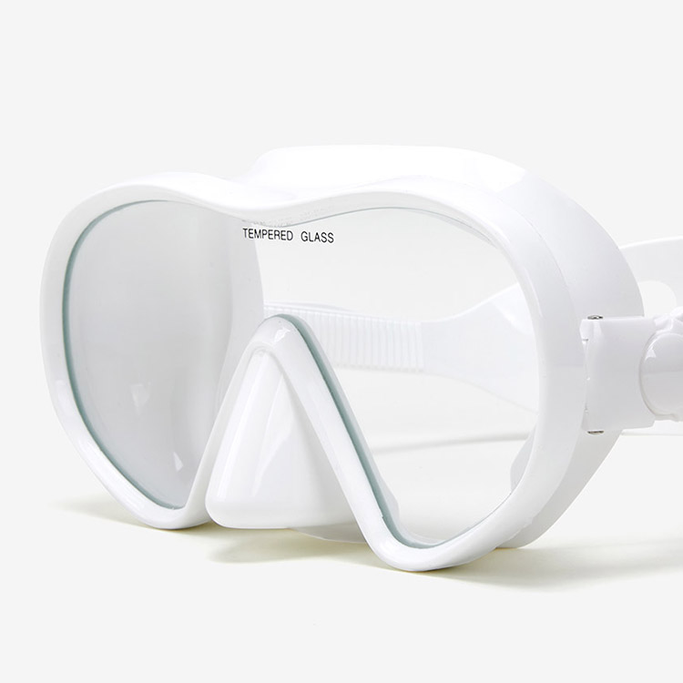 EASTBORN Clear Swim Snorkel Mask ホワイト [D109 (WHT)]