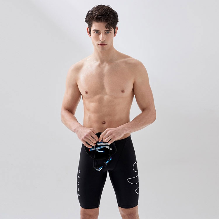SWAVE Men's Urbane Jammer Swimsuit Black [SWB1MS003 (Black)] 상품컷