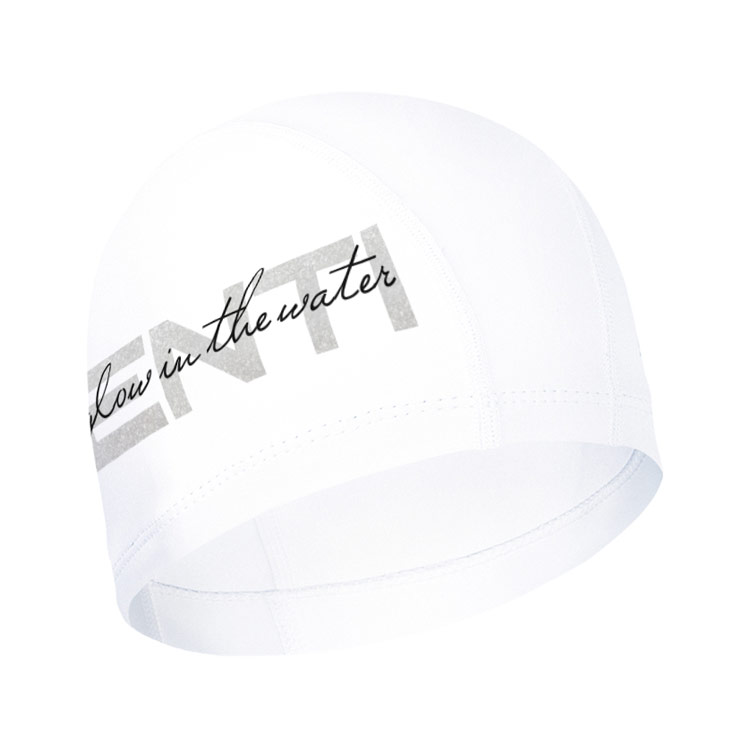 SENTI More Glow Silicone Coated Swim Cap White [SC-1003] 상품컷