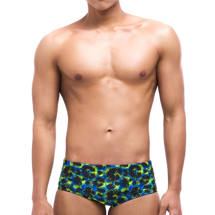 SENTI Men's New Classic Clivia Square Leg Swimsuit Blue [MSP-25410] 상품컷