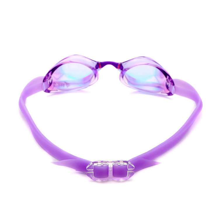 VIEW BladeF Swipe Antifog Mirrored Non-Cushioned Goggles Lavender [V122SAM (LVSHD) World Aquatics Approved] 디테일
