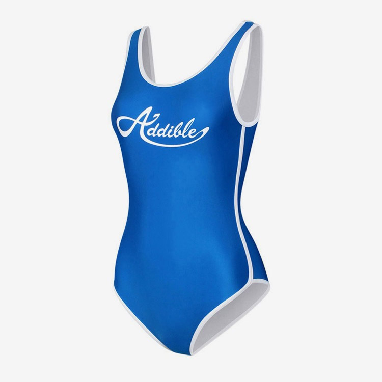 ADDIBLE Women's Light U-Back Swimsuit Marine Blue [ASWBU018 (BLU)] 디테일