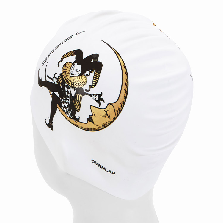 OVERLAP Joker Silicone Swim Cap Gold [OLSC001 (GD)] 디테일