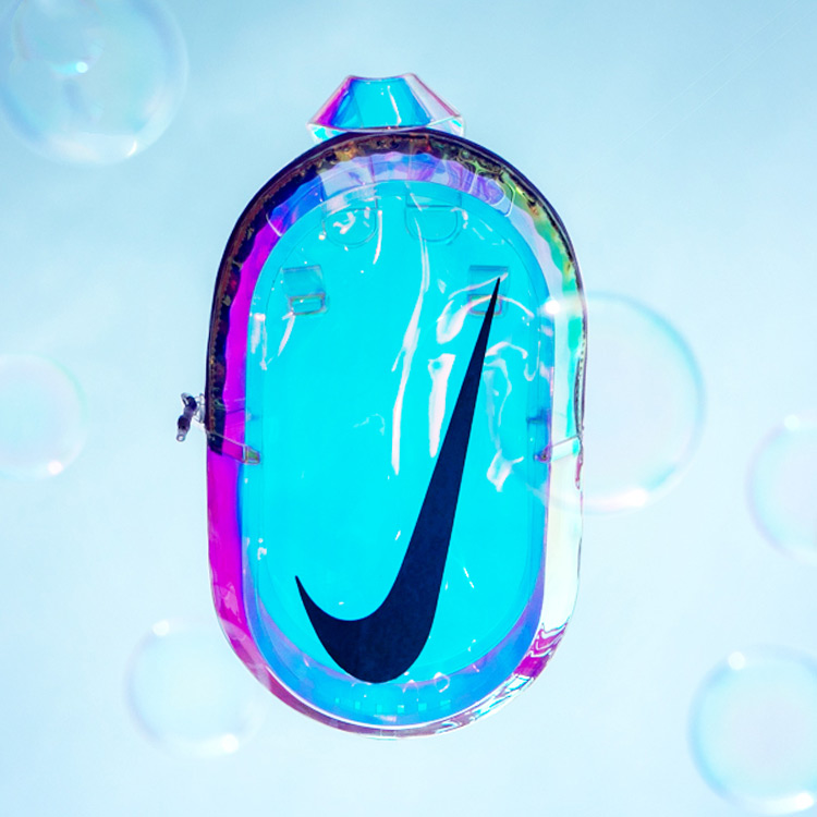 NIKE SWIM Erizens' 3L Locker Bag Swim Bag Clear [Nessa209-958 Swim Bag] 디테일