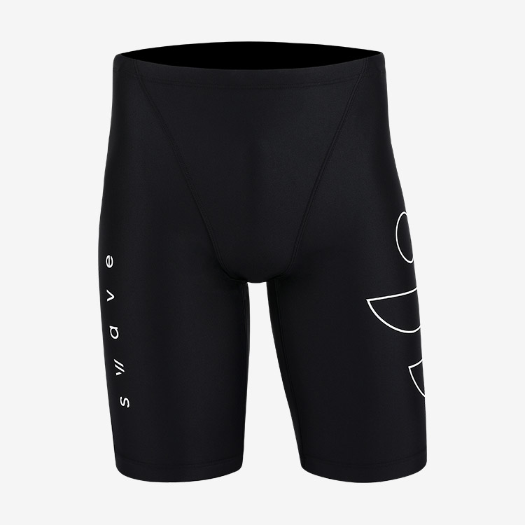 SWAVE Men's Urbane Jammer Swimsuit Black [SWB1MS003 (Black)] 디테일