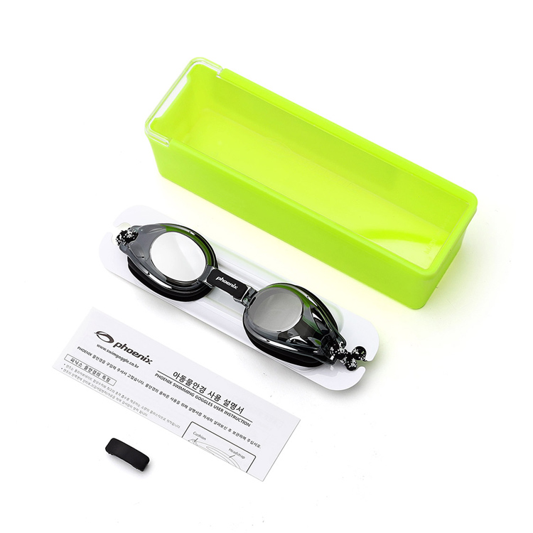 PHOENIX Kids Fabric Mirrored Swim Goggle Black [PN-505JM FB (BK)] 디테일