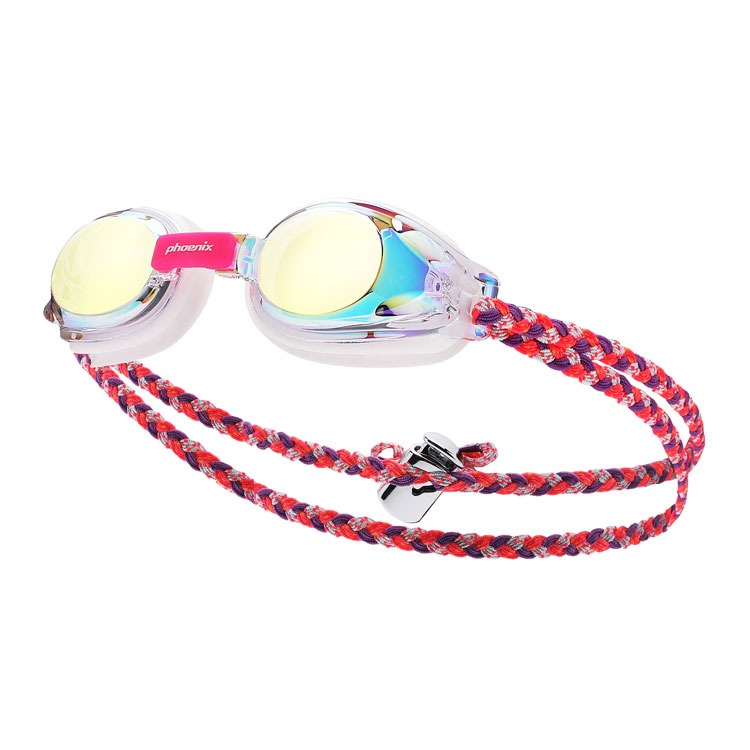 PHOENIX Kids Fabric Mirrored Swim Goggle Pink [PN-505JM FB (PK)] 디테일