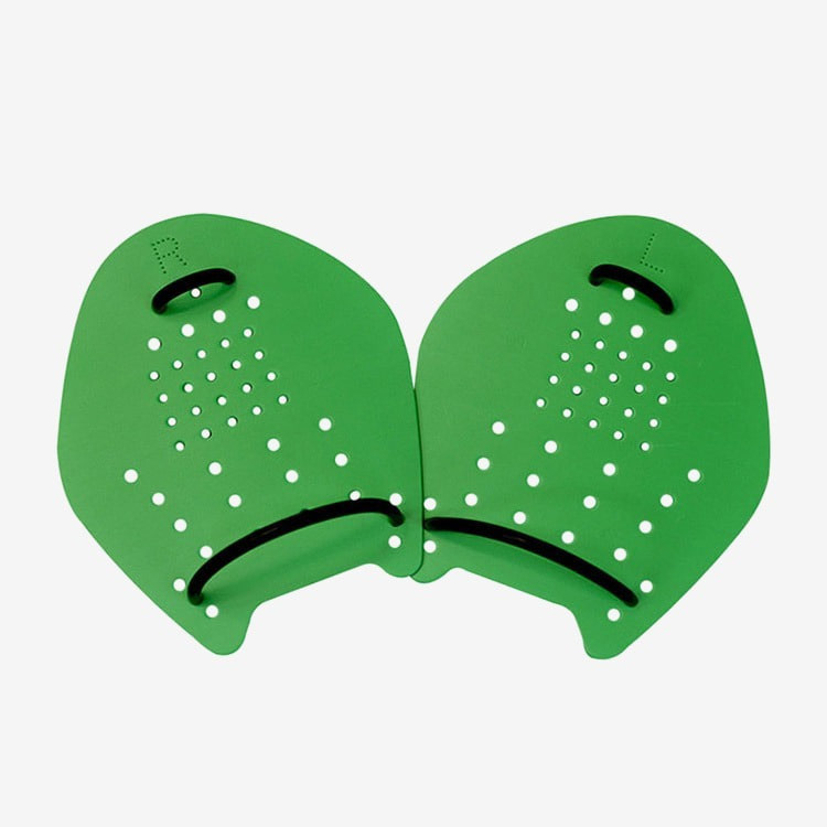 SENTI Catch Swim Hand Paddles Intermediate Green 디테일