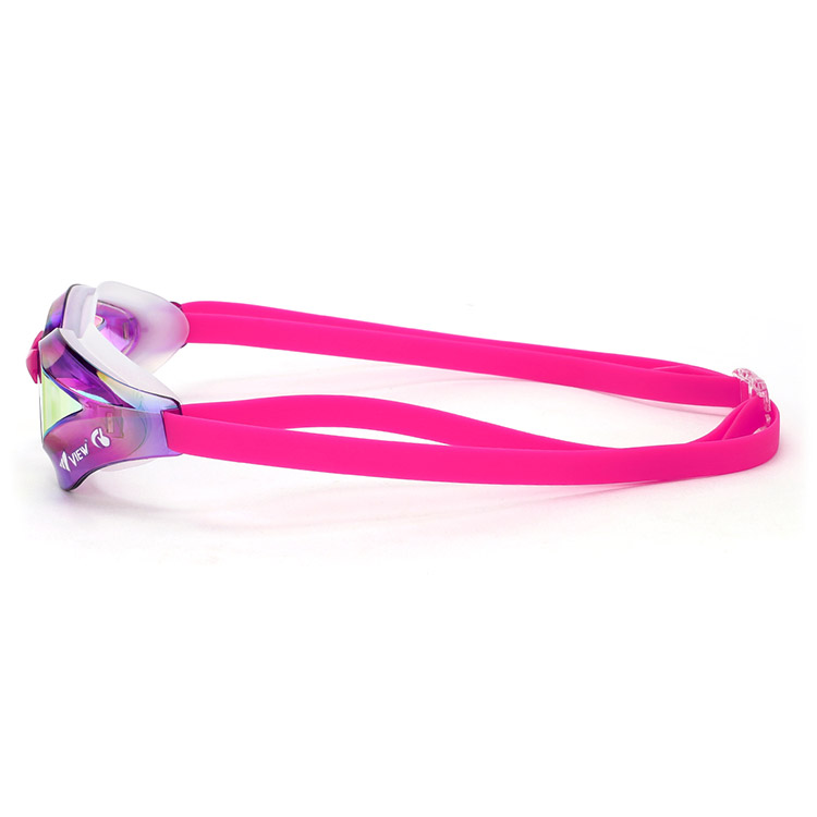 VIEW Blade Orca Swipe Antifog Mirrored Goggles Pink Purple [V230ASAMC (CDP) World Aquatics Approved] 디테일