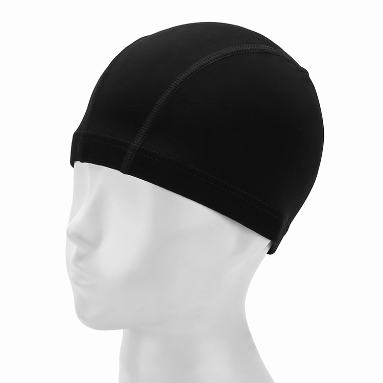 GANASWIM Plain ストレッチ スイムキャップ ブラック [GANASWIM PLAN SPAN CAP 水泳帽] 디테일