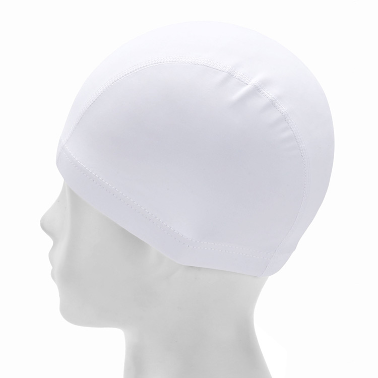 GANASWIM Plain ストレッチ スイムキャップ ホワイト [GANASWIM PLAN SPAN CAP 水泳帽] 디테일