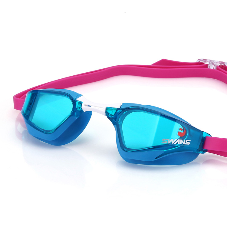 SWANS Valkyrie Premium Antifog Goggles Sky Blue [MSR-012N AB (SKBL) World Aquatics Approved] 디테일