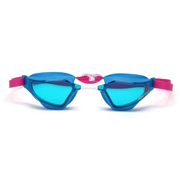 SWANS Valkyrie Premium Antifog Goggles Sky Blue [MSR-012N AB (SKBL) World Aquatics Approved] 디테일